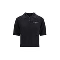 Givenchy Black Wool Polo Shirt