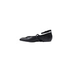 Armani Exchange Black Polyester Platform Pumps