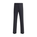 Lardini Black Viscose Casual Pants