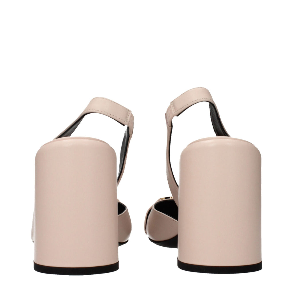 Versace Pink Leather Pumps