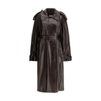 Max Mara Brown Cotton Coat