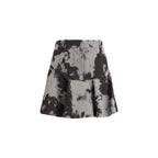 Fendi Black Cotton Mini Skirt