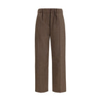 Max Mara Brown Wool Casual Pants