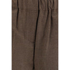 Max Mara Brown Wool Casual Pants