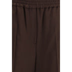 Max Mara Gray Polyester Casual Pants