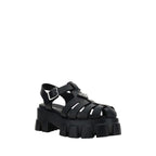 Prada Black Acetate Platform Sandals