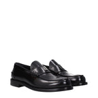 Givenchy Black Leather Slip-On Loafers