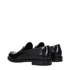 Givenchy Black Leather Slip-On Loafers