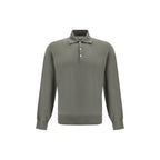 Brunello Cucinelli Bicolor Cotton Shortsleeve Shirt