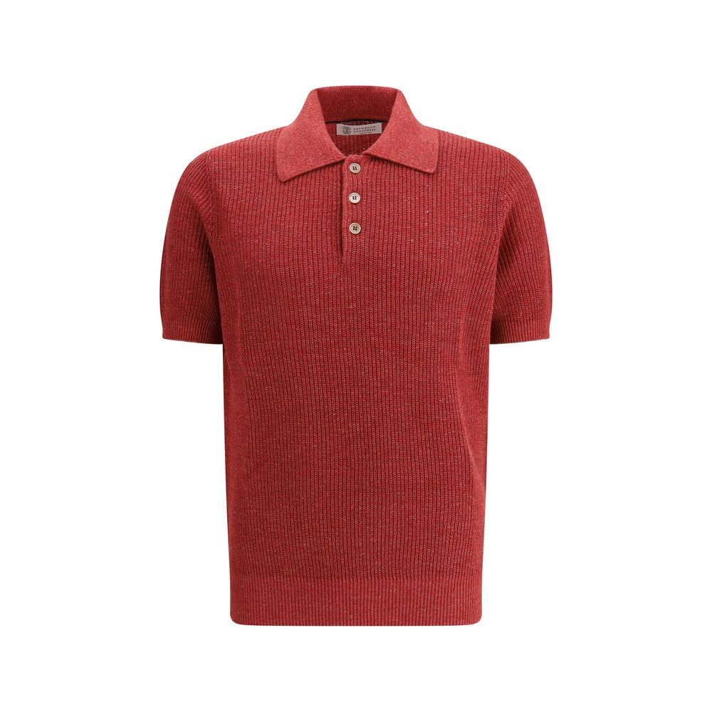 Brunello Cucinelli Multicolor Cotton Polo Shirt