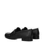 Givenchy Black Leather Slip-On Loafers