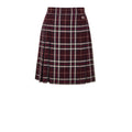 Dolce & Gabbana Bordeaux Wool Mini Skirt