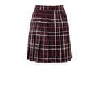 Dolce & Gabbana Bordeaux Wool Mini Skirt