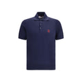 Brunello Cucinelli Blue Cotton Polo Shirt