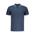 Hugo Boss Blue Cotton Men Polo Shirt