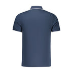 Hugo Boss Blue Cotton Men Polo Shirt