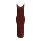 Versace Bordeaux Viscose Casual Dress