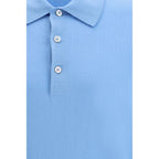 Tom Ford Light Blue Cotton Polo Shirt