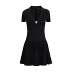 Balmain Black Viscose Casual Dress